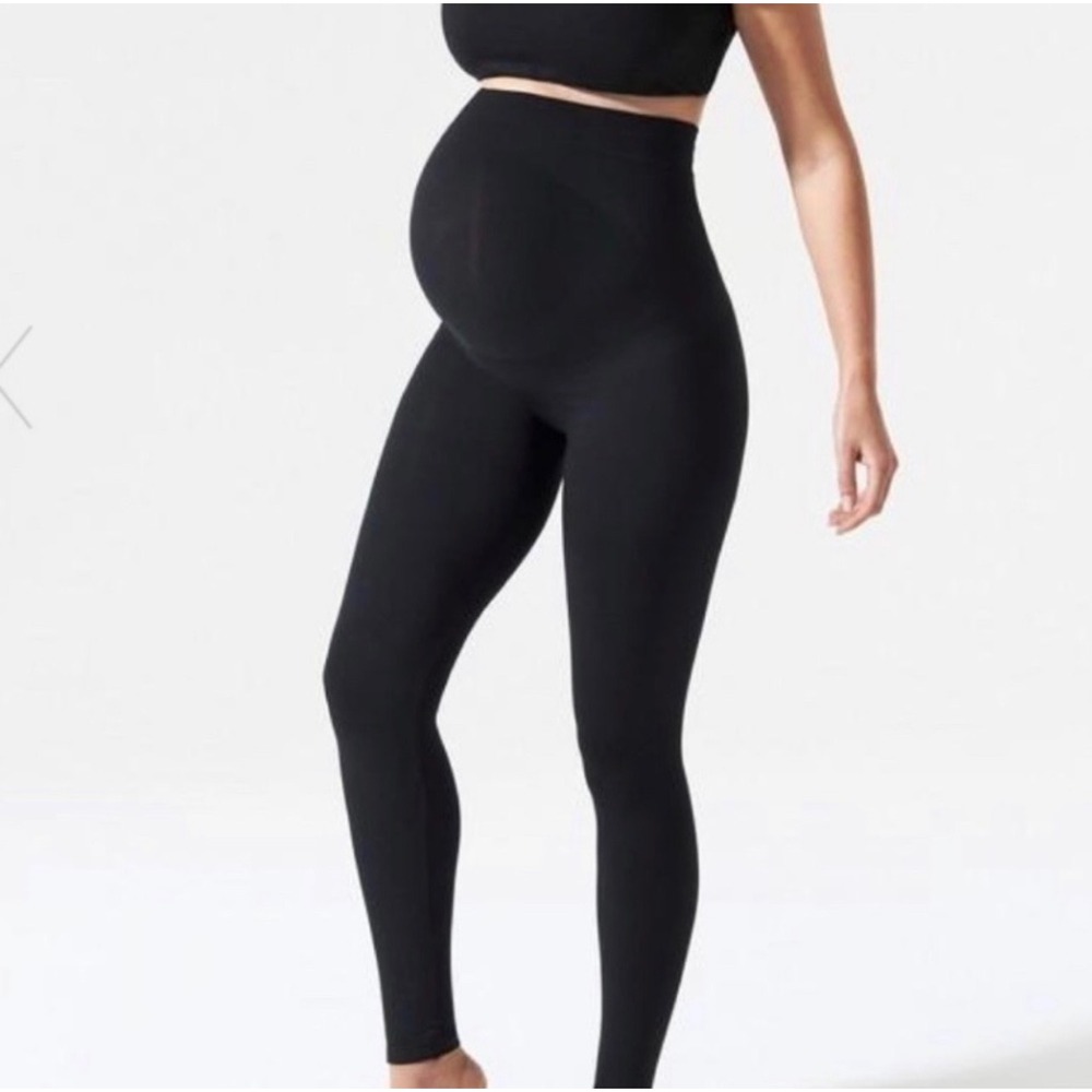 BLANQI Everyday Maternity Belly Support Leggings in Black Size XL